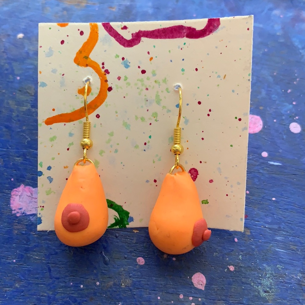Boob Earrings